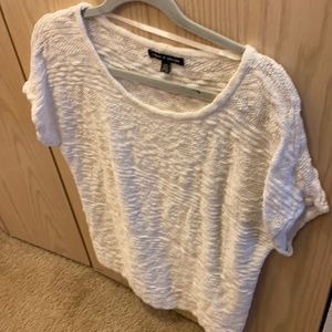 White knit top